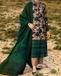SMT W255- Digital Printed 3pc linen dress with Printed Linen dupatta.