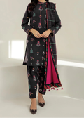 SMT W902 - Digital Printed 3pc Karandi Dress With Digital Printed Karandi Shawl.