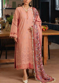 SMT S952-Embroidered 3PC CHIKANKARI Lawn Dress With Printed Munar Dupatta.