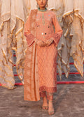 SMT S972-Embroidered 3PC CHIKANKARI Lawn Dress With Embroidered CHIKANKARI Chiffon Dupatta.