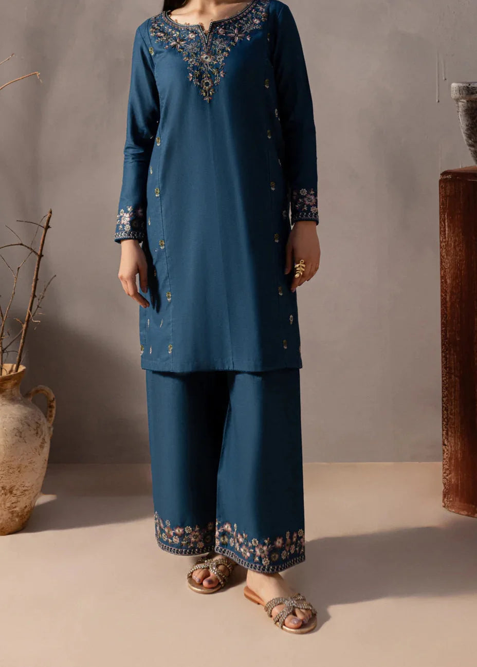 SMT W733 - Embroidered 2PC Marina Dress