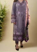SMT Z-(W920) - Stitched Embroidered 3pc CHIKANKARI Marina Dress With Printed Shawl.