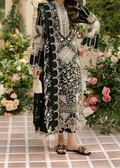 SMT Z-(S1373) - Stitched Embroidered 3pc Lawn Dress With Embroidered Chiffon Dupatta.