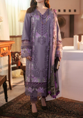 SMT S1266-Embroidered 3pc CHIKANKARI Lawn Dress With Printed Munar Dupatta.