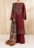 SMT Z-(S1046)- Stitched Embroidered 3PC Lawn Dress with Printed Munar Dupatta.