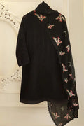 SMT S430-  Embroidered 3pc lawn dress with embroidered chiffon dupatta