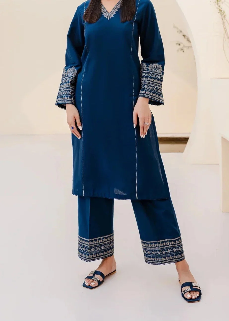 SMT W684- Embroidered 2pc Marina dress