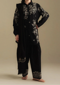 SMT Z-(W929) - Stitched Embroidered 3pc Marina Dress With Embroidered Marina Shawl.