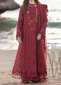 SMT S1133 Heavy Shifli Embroidered 3pc Lawn Dress With Shifli Embroidered Organza Dupatta.