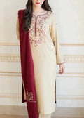 SMT W551 -Embroidered 3pc marina dress with Embroidered marina shawl.