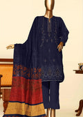 SMT S828-Embroidered 3PC Lawn with Printed Munar Dupatta.