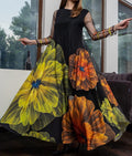 SMT S42 - Digital Printed 2pc Organza  dress.