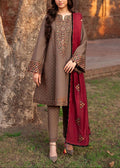 SMT S956-Embroidered Sequence 3PC Lawn Dress With Embroidered Chiffon Dupatta.