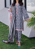 SMT S923-Digital Printed 3pc Lawn Dress with Digital Printed Lawn Dupatta.