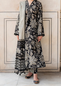SMT W807 - Digital Printed 3pc Karandi Dress With Digital Printed Karandi Shawl.
