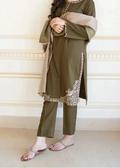SMT S1280-Embroidered 2pc Lawn Dress