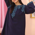 SMT W456-Embroidered 2pc khaddar dress