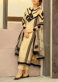 SMT S865-Embroidered 3pc Lawn Dress with Embroidered Munar Dupatta.