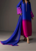 SMT W734 - Digital Printed 3pc Silk dress With Digital Printed Silk dupatta.