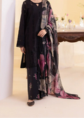 SMT W759 - Embroidered 3pc CHIKANKARI Marina Dress With Printed Shawl.