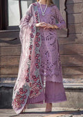 SMT S1045-Embroidered 3pc Chikankari Lawn Dress with Embroidered Khaadi Net Dupatta