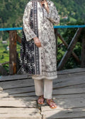 SMT W876 - Digital Printed 3pc Karandi Dress With Digital Printed Karandi Shawl.