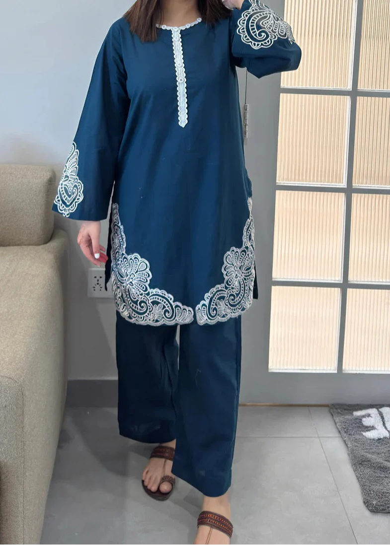 Grace S1259-Embroidered 2pc Lawn Dress.