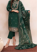SMT W706-Embroidered 3pc Marina Dress With Printed Shawl