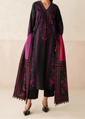 SMT W945 - Embroidered & Printed 3pc Karandi Dress With Digital Printed Karandi Shawl.