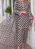 SMT W250- Digital Printed 3pc linen dress with Printed Linen dupatta.