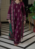 SMT Z-(W775 ) - Stitched Embroidered 3pc Marina Dress With Embroidered Marina Shawl.