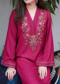 SMT Z-(S592)- Stitched Embroidered 2PC Lawn Dress.
