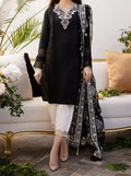 SMT S549-Embroidered 3pc Lawn dress with Embroidered organza dupatta.