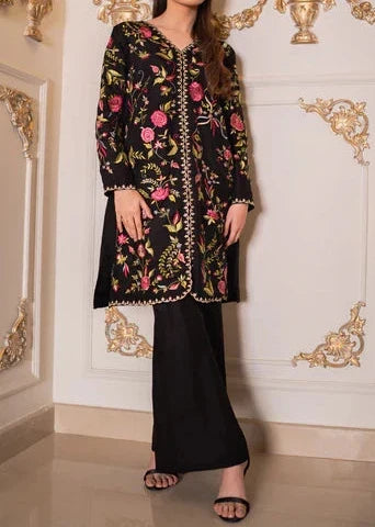 SMT W516-Embroidered 2pc khaddar dress.
