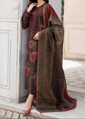 SMT Z-(W763) - Stitched Printed & Embroidered 3pc Karandi Dress With Printed Karandi Shawl.