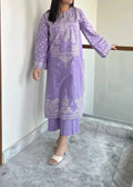 SMT Z-(W546) - Stitched Embroidered 2Pc Marina Dress.