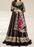 SMT S1337 - Printed & Embroidered 3pc Lawn Dress With Embroidered Chiffon Dupatta.