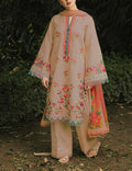 SMT S667-Embroidered 3PC Lawn with Printed Munar dupatta.