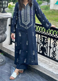 SMT W682- Embroidered 2pc Khaddar dress