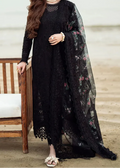 SMT Z-(W753) - Stitched Embroidered 3pc CHIKANKARI Marina Dress With Printed Munar Dupatta.