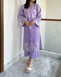 SMT S733 -Embroidered 2pc lawn dress