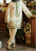 SMT Z(S1231)- Stitched Embroidered 3pc Lawn Dress With Printed Munar Dupatta.