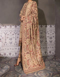 SMT W151 -Embroidered 3pc marina dress with Embroidered marina shawl.