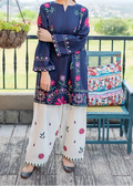 SMT S1401 - Embroidered 2pc lawn dress.