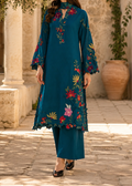 SMT S1499 - Embroidered 3pc CHIKANKARI Lawn Dress With Printed Lawn Dupatta.