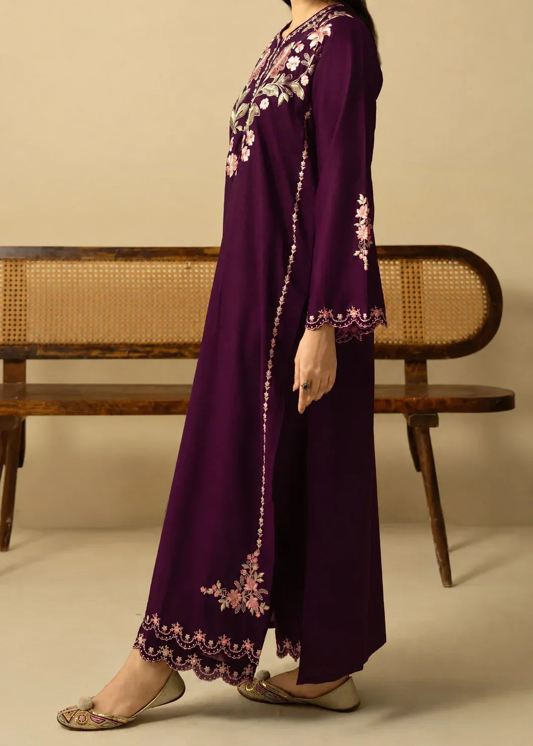 SMT W1034 - Embroidered 2pc Marina Dress.