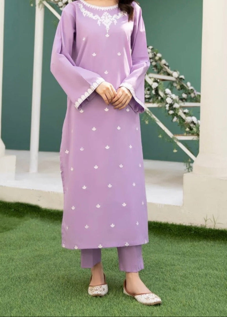 SMT S1255-Embroidered 2pc Lawn Dress