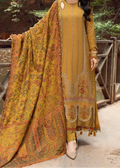 SMT W857-Embroidered 3pc Marina Dress With Printed Shawl.