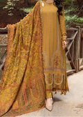 SMT Z-(W857) - Stitched Embroidered 3pc Marina Dress With Printed Shawl.