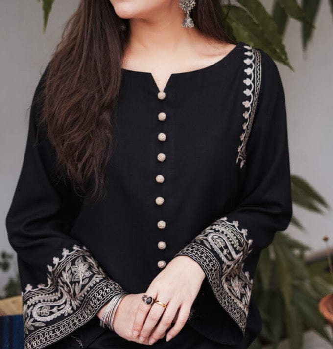 SMT S249-Embroidered 2pc lawn dress